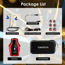 Load image into Gallery viewer, 2.4G Wireless in-Ear Monitor System With Transmitter and Beltpack Receiver for Stage Performance,Band Rehearsal,Camera Record
