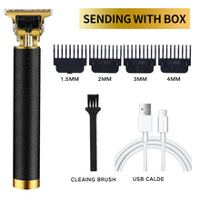 Load image into Gallery viewer, 2023 New Vintage T9 Electric Cordless Hair Cutting Machine Professional Hair Barber Trimmer For Men Clipper Shaver Beard Lighter
