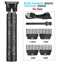 Load image into Gallery viewer, Men&#39;s Shaver Trimmer for men Beard Haircut Machine USB Dragon
